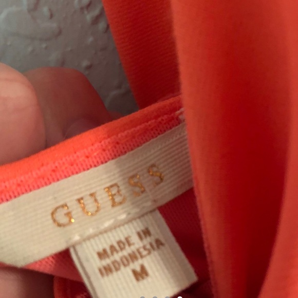 GUESS Orange Bodycon Orange Dress - Picture 4 of 4